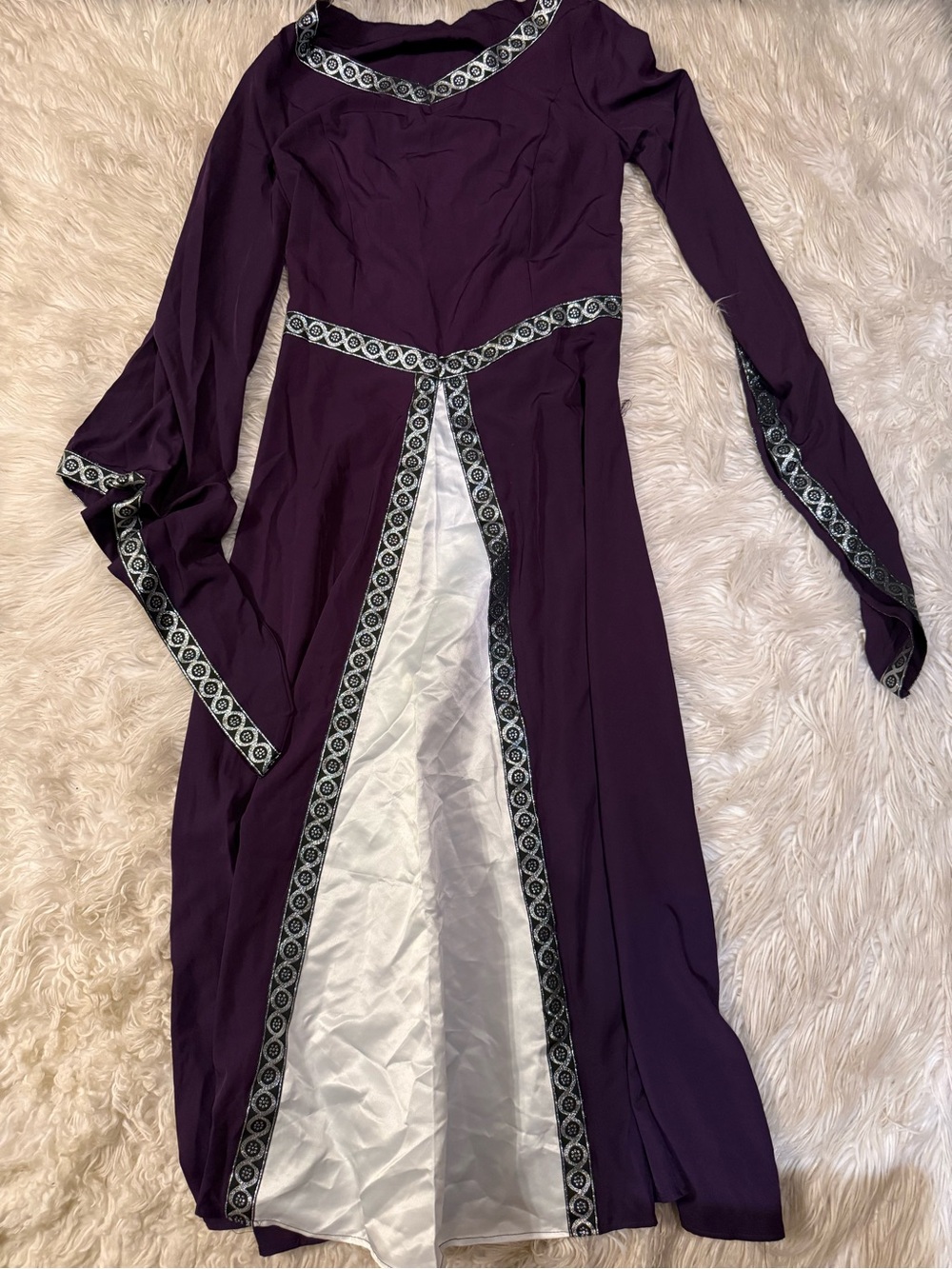 Women's Long Sleeve Purple Medieval costume